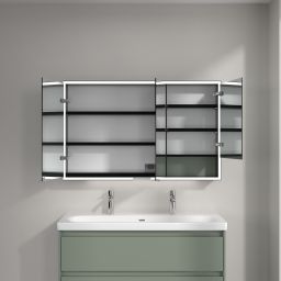 Villeroy & Boch My View+ szafka 120x16,8x75 cm z lustrem Soft Green B48112AF