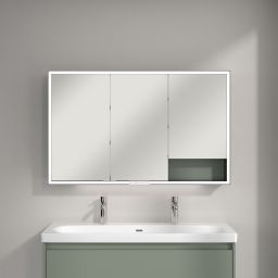 Villeroy & Boch My View+ szafka 120x16,8x75 cm z lustrem Soft Green B48112AF