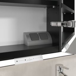 Villeroy & Boch My View+ szafka 120x16,8x75 cm z lustrem Wine Red B48112AH