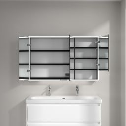 Villeroy & Boch My View+ szafka 120x16,8x75 cm z lustrem Brilliant White B48112VE