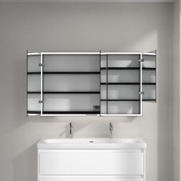 Villeroy & Boch My View+ szafka 120x16,8x75 cm z lustrem Pure White B48112VF