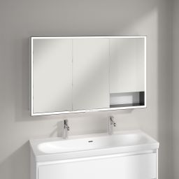 Villeroy & Boch My View+ szafka 120x16,8x75 cm z lustrem Pure White B48112VF