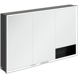 Villeroy & Boch My View+ szafka 120x16,8x75 cm z lustrem Volcano Black B48112VL