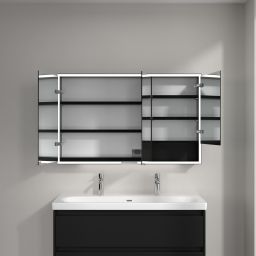 Villeroy & Boch My View+ szafka 120x16,8x75 cm z lustrem Volcano Black B48112VL