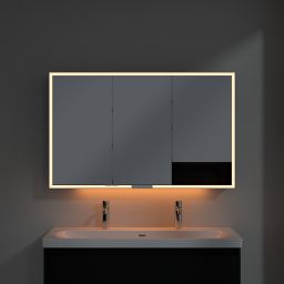 Villeroy & Boch My View+ szafka 120x16,8x75 cm z lustrem Volcano Black B48112VL