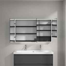 Villeroy & Boch My View+ szafka 120x16,8x75 cm z lustrem Graphite B48112VR