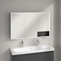 Villeroy & Boch My View+ szafka 120x16,8x75 cm z lustrem Graphite B48112VR
