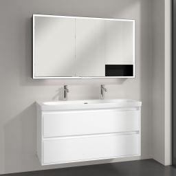 Villeroy & Boch My View+ szafka 130x16,8x75 cm z lustrem aluminium B4811300