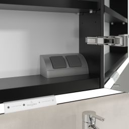 Villeroy & Boch My View+ szafka 130x16,8x75 cm z lustrem Soft Green B48113AF