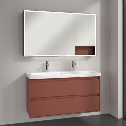 Villeroy & Boch My View+ szafka 130x16,8x75 cm z lustrem Wine Red B48113AH
