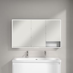 Villeroy & Boch My View+ szafka 130x16,8x75 cm z lustrem Brilliant White B48113VE