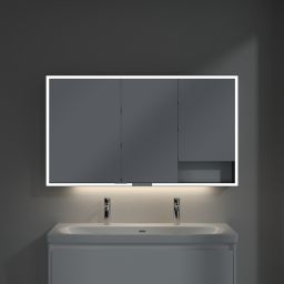 Villeroy & Boch My View+ szafka 130x16,8x75 cm z lustrem Pure White B48113VF