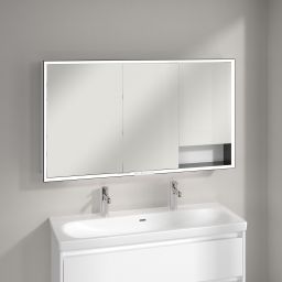 Villeroy & Boch My View+ szafka 130x16,8x75 cm z lustrem Pure White B48113VF