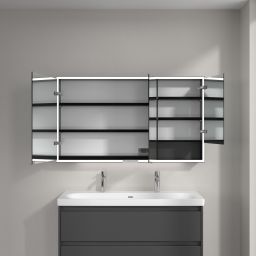 Villeroy & Boch My View+ szafka 130x16,8x75 cm z lustrem Graphite B48113VR