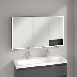 Villeroy & Boch My View+ szafka 130x16,8x75 cm z lustrem Graphite B48113VR