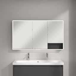 Villeroy & Boch My View+ szafka 130x16,8x75 cm z lustrem Graphite B48113VR