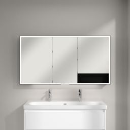 Villeroy & Boch My View+ szafka 140x16,8x75 cm z lustrem aluminium/czarny B4811400