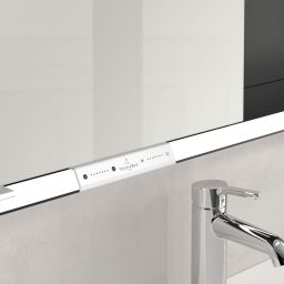 Villeroy & Boch My View+ szafka 140x16,8x75 cm z lustrem aluminium/czarny B4811400