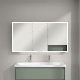 Villeroy & Boch My View+ szafka 140x16,8x75 cm z lustrem Soft Green/czarny B48114AF