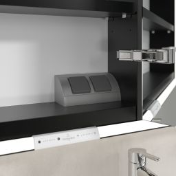 Villeroy & Boch My View+ szafka 140x16,8x75 cm z lustrem Soft Green/czarny B48114AF