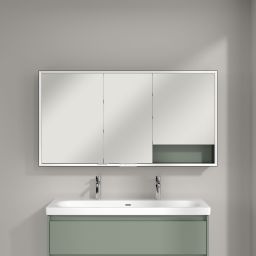 Villeroy & Boch My View+ szafka 140x16,8x75 cm z lustrem Soft Green/czarny B48114AF