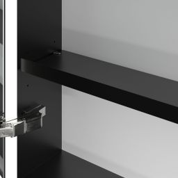 Villeroy & Boch My View+ szafka 140x16,8x75 cm z lustrem Oak Kansas/czarny B48114RH