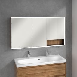 Villeroy & Boch My View+ szafka 140x16,8x75 cm z lustrem Oak Kansas/czarny B48114RH