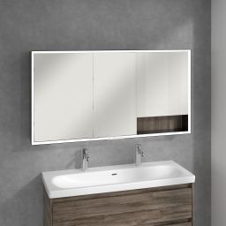 Villeroy & Boch My View+ szafka 140x16,8x75 cm z lustrem Stone Oak/czarny B48114RK