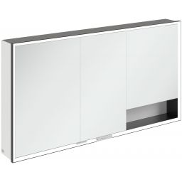 Villeroy & Boch My View+ szafka 140x16,8x75 cm z lustrem Pure White/czarny B48114VF