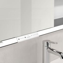 Villeroy & Boch My View+ szafka 140x16,8x75 cm z lustrem Pure White/czarny B48114VF