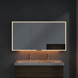 Villeroy & Boch My View+ szafka 140x16,8x75 cm z lustrem Arizona Oak/czarny B48114VH