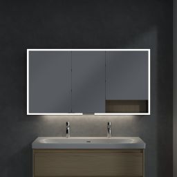 Villeroy & Boch My View+ szafka 140x16,8x75 cm z lustrem Nordic Oak/czarny B48114VJ