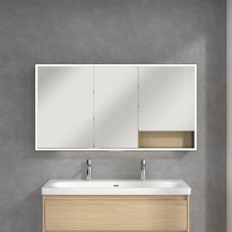 Villeroy & Boch My View+ szafka 140x16,8x75 cm z lustrem Nordic Oak/czarny B48114VJ