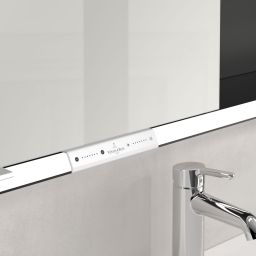 Villeroy & Boch My View+ szafka 140x16,8x75 cm z lustrem Volcano Black/czarny B48114VL