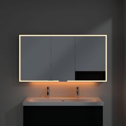 Villeroy & Boch My View+ szafka 140x16,8x75 cm z lustrem Volcano Black/czarny B48114VL