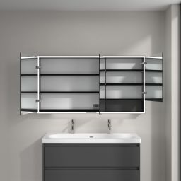 Villeroy & Boch My View+ szafka 140x16,8x75 cm z lustrem Graphite/czarny B48114VR