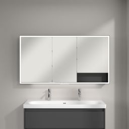 Villeroy & Boch My View+ szafka 140x16,8x75 cm z lustrem Graphite/czarny B48114VR