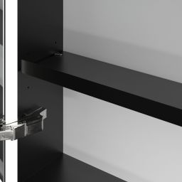 Villeroy & Boch My View+ szafka 140x16,8x75 cm z lustrem Graphite/czarny B48114VR