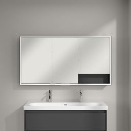 Villeroy & Boch My View+ szafka 140x16,8x75 cm z lustrem Graphite/czarny B48114VR