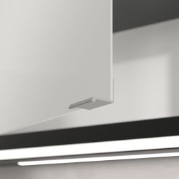 Villeroy & Boch My View+ szafka 160x16,8x75 cm z lustrem aluminium/czarny B4811600