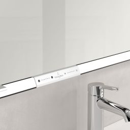 Villeroy & Boch My View+ szafka 160x16,8x75 cm z lustrem aluminium/czarny B4811600