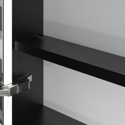 Villeroy & Boch My View+ szafka 160x16,8x75 cm z lustrem Oak Kansas/czarny B48116RH