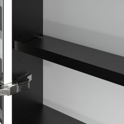 Villeroy & Boch My View+ szafka 160x16,8x75 cm z lustrem Stone Oak/czarny B48116RK