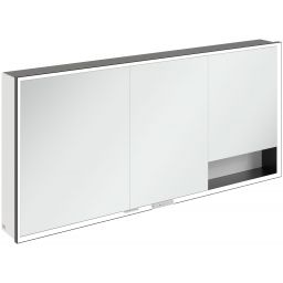 Villeroy & Boch My View+ szafka 160x16,8x75 cm z lustrem Brilliant White/czarny B48116VE