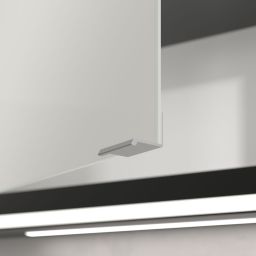 Villeroy & Boch My View+ szafka 160x16,8x75 cm z lustrem Brilliant White/czarny B48116VE