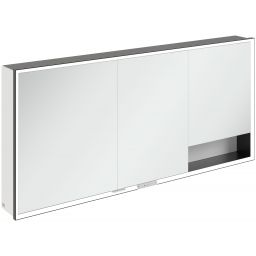 Villeroy & Boch My View+ szafka 160x16,8x75 cm z lustrem Pure White/czarny B48116VF