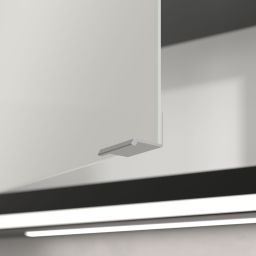 Villeroy & Boch My View+ szafka 160x16,8x75 cm z lustrem Pure White/czarny B48116VF