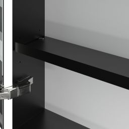 Villeroy & Boch My View+ szafka 160x16,8x75 cm z lustrem Arizona Oak/czarny B48116VH