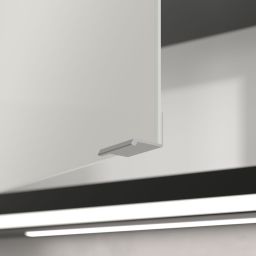 Villeroy & Boch My View+ szafka 160x16,8x75 cm z lustrem Volcano Black/czarny B48116VL