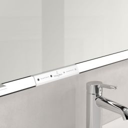 Villeroy & Boch My View+ szafka 160x16,8x75 cm z lustrem Volcano Black/czarny B48116VL